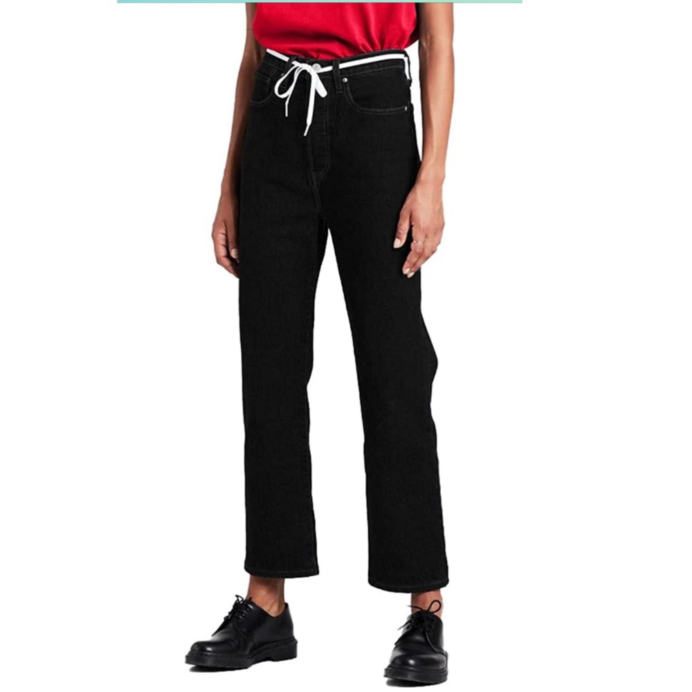 Levi rib cage Jeans black Womens size 29 NEW